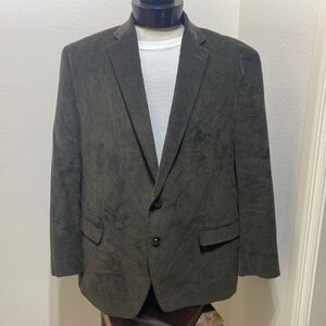 Lauren Ralph Lauren Mens 48R
Brown Corduroy Blazer Suit Sport Coat Elbow Patches